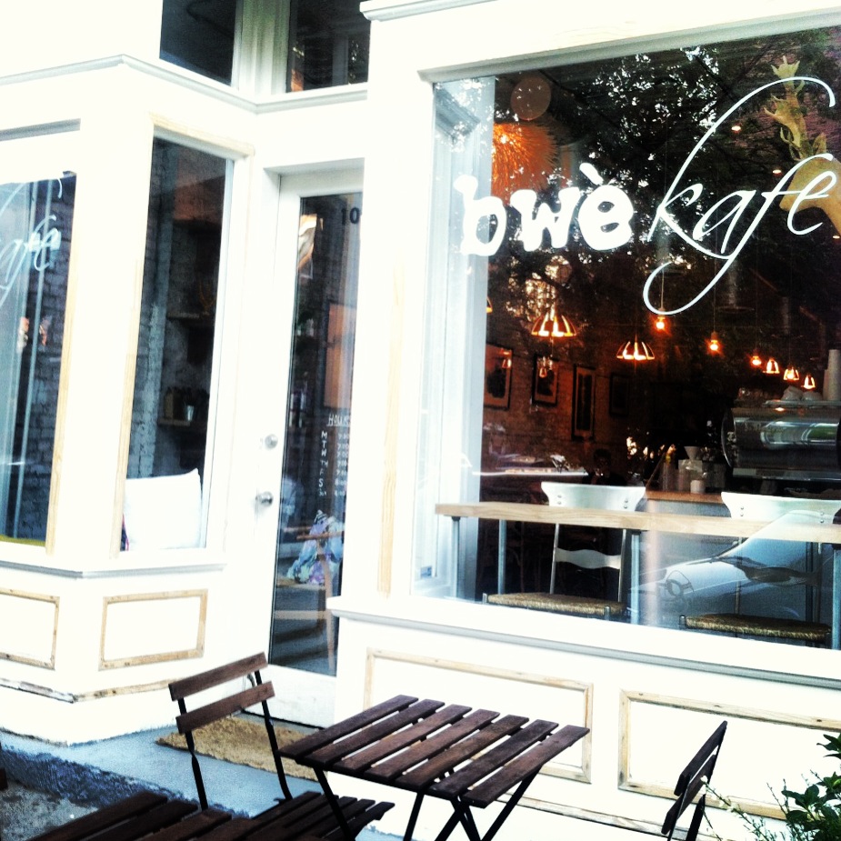 Bwé Café on Washington Street!