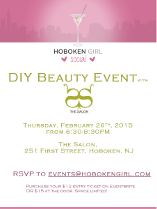 Hoboken Girl Social DIY Beauty The Salon