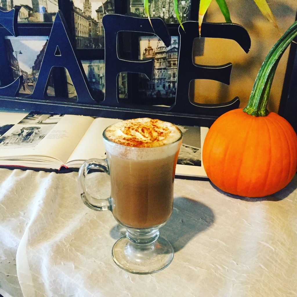 hoboken girl ganache coffee pumpkin spice latte