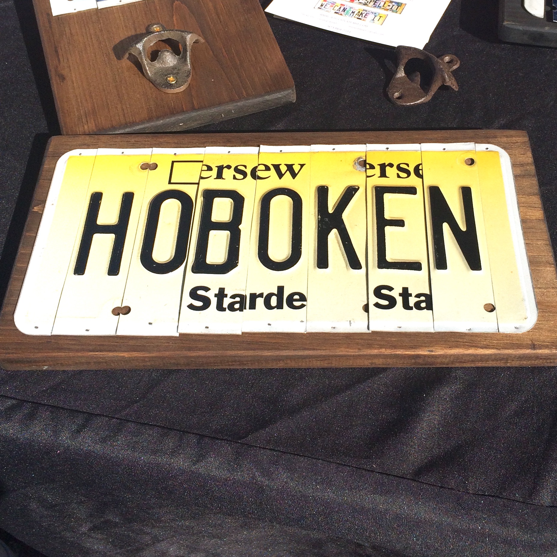 hoboken-girl-jersey-plate-art