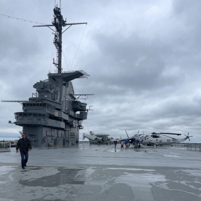 deck of uss