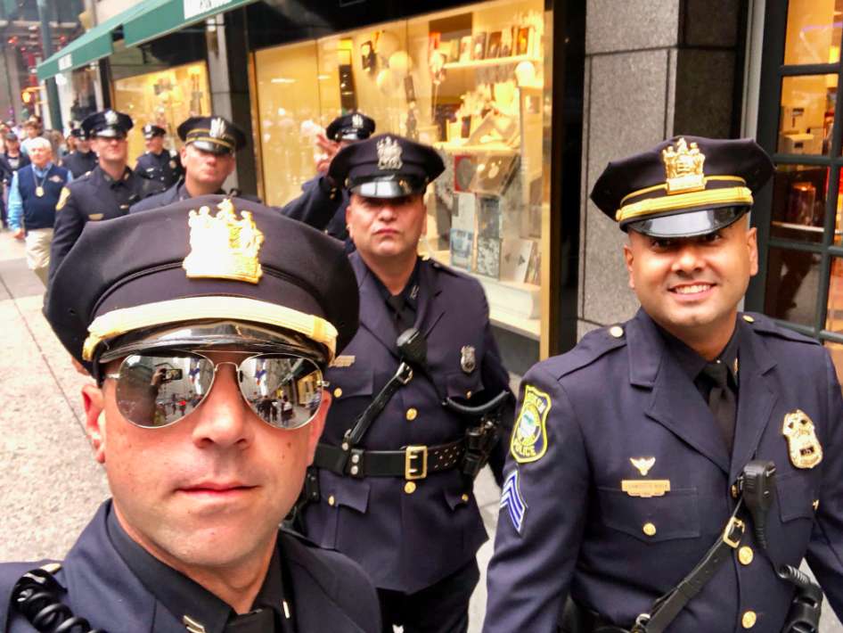 hoboken police columbus day parade