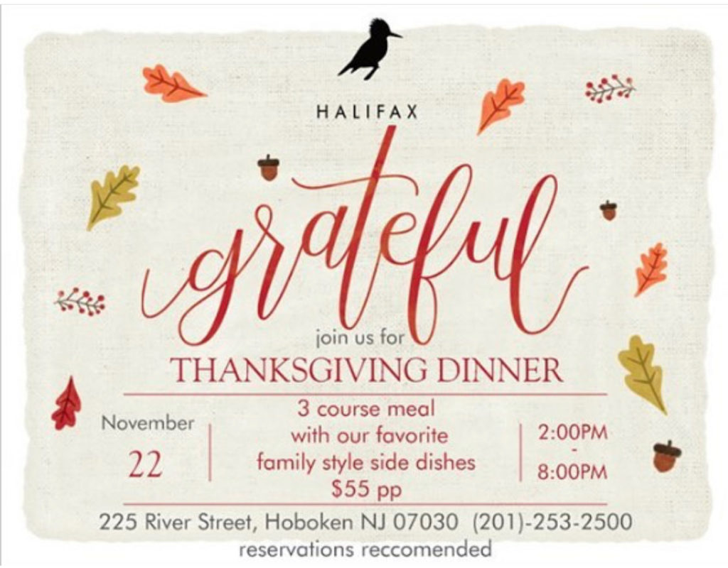 halifac hoboken thanksgiving