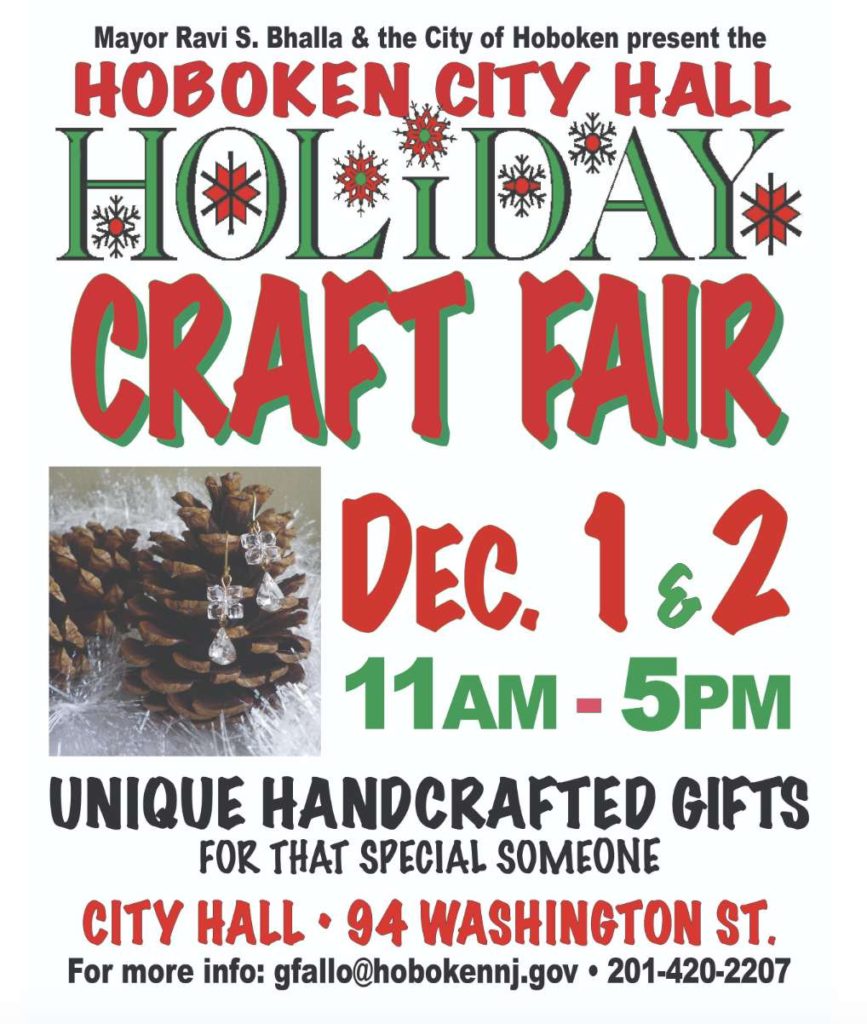 hoboken city hall craft fair