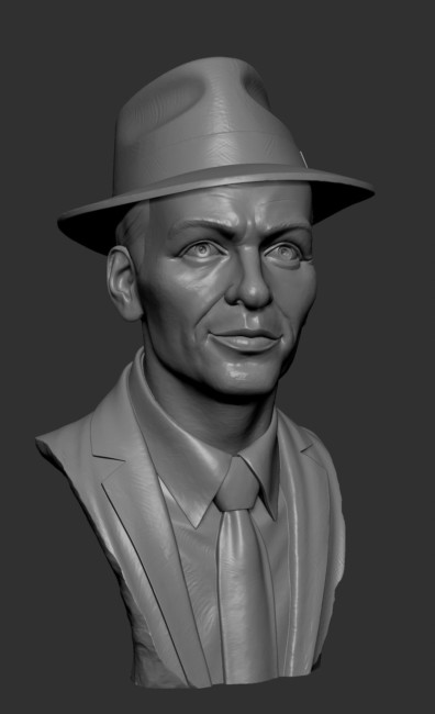 Sinatra Bust - 3D model