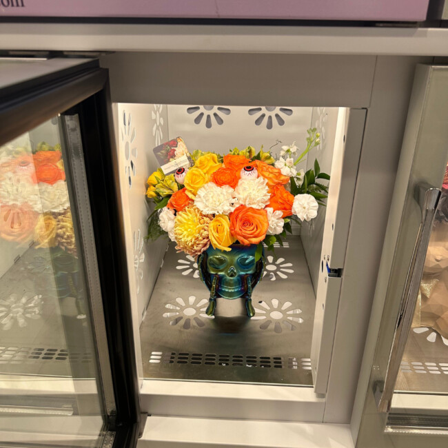 flower vending machine unique creations jersey city newport centre mall